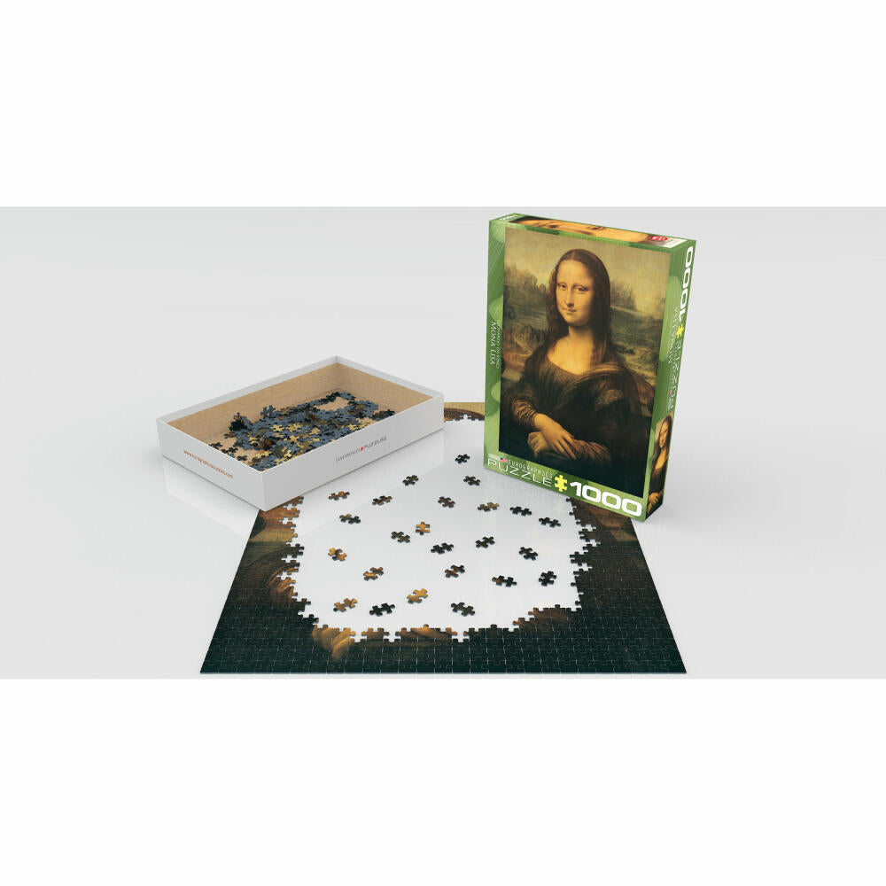 Eurographics Puzzle Mona Lisa von Leonardo da Vinci, 1000 Teile, 68 x 48 cm, 6000-1203