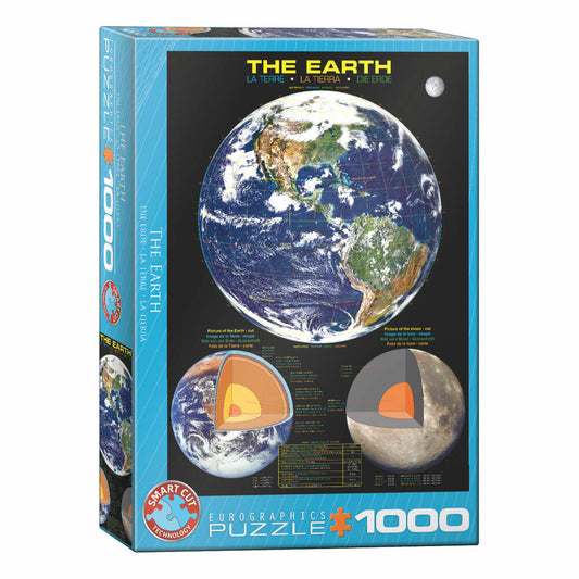 Eurographics Puzzle Die Erde, Planet, 1000 Teile, 68 x 48 cm, 6000-1003