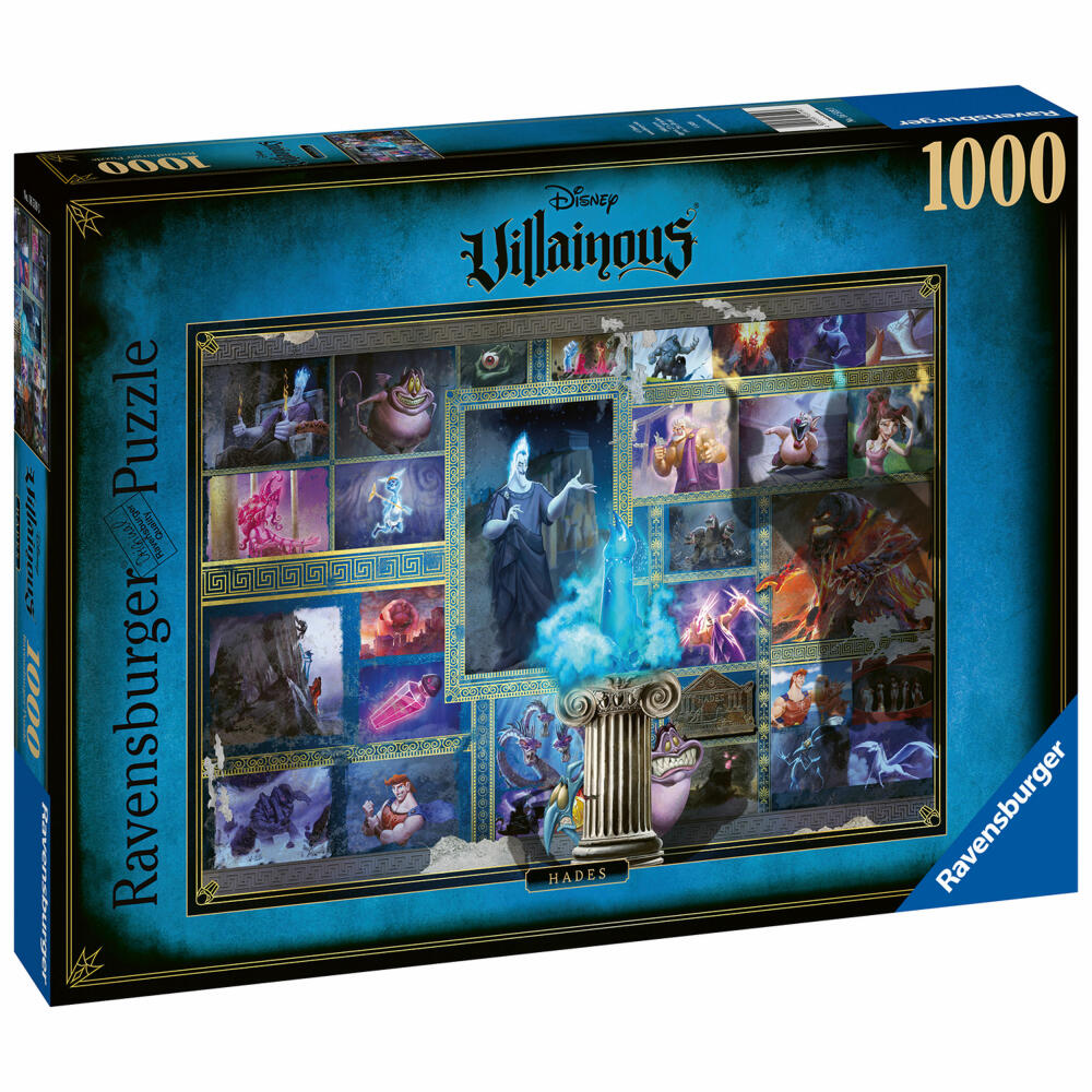 Ravensburger Villainous: Hades, Erwachsenenpuzzle, Puzzle, 1000 Teile, 16519