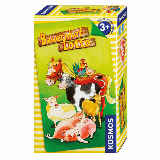 KOSMOS Kinderspiele Bauernhof-Lotto, Bauernhof Lotto, Spiel, ab 3 Jahren, 710835