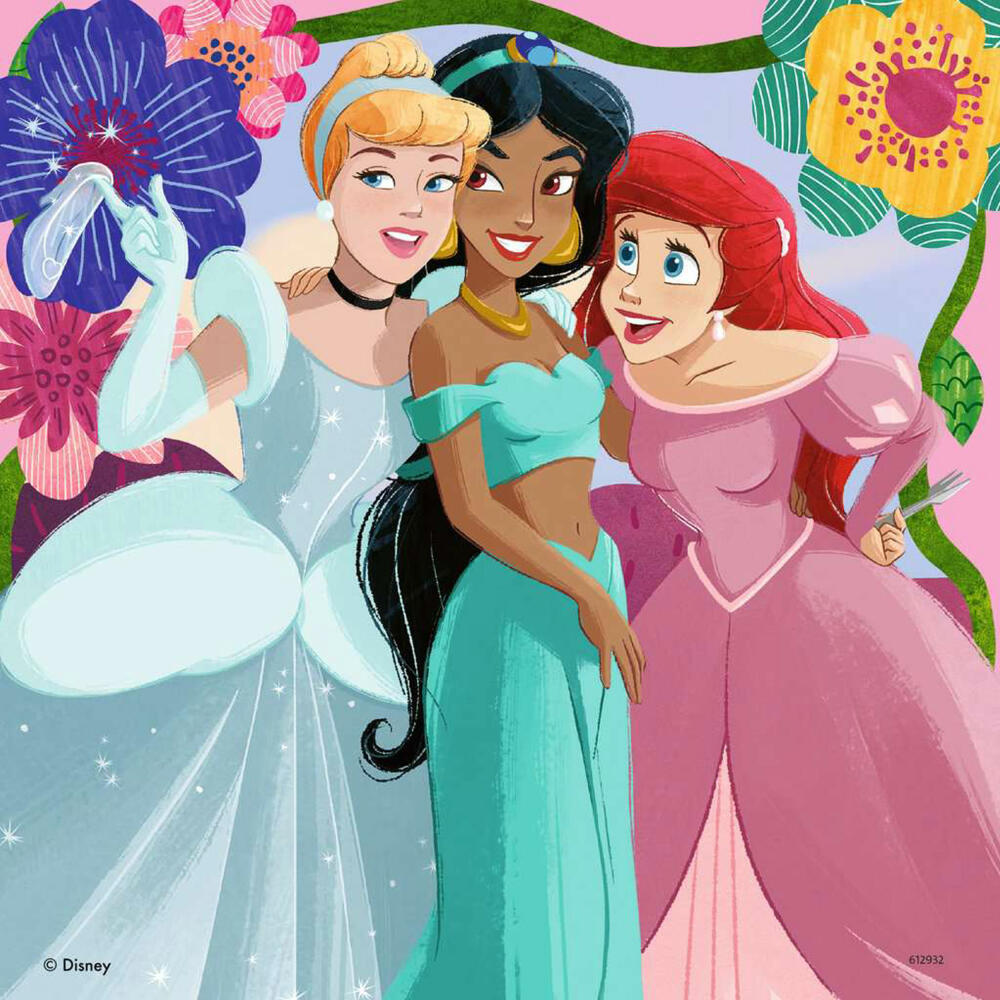 Ravensburger Disney Princess Girl Power!, 3 x 49 Teile, Kinderpuzzle, Kinder Puzzle, ab 5 Jahren, 12001068