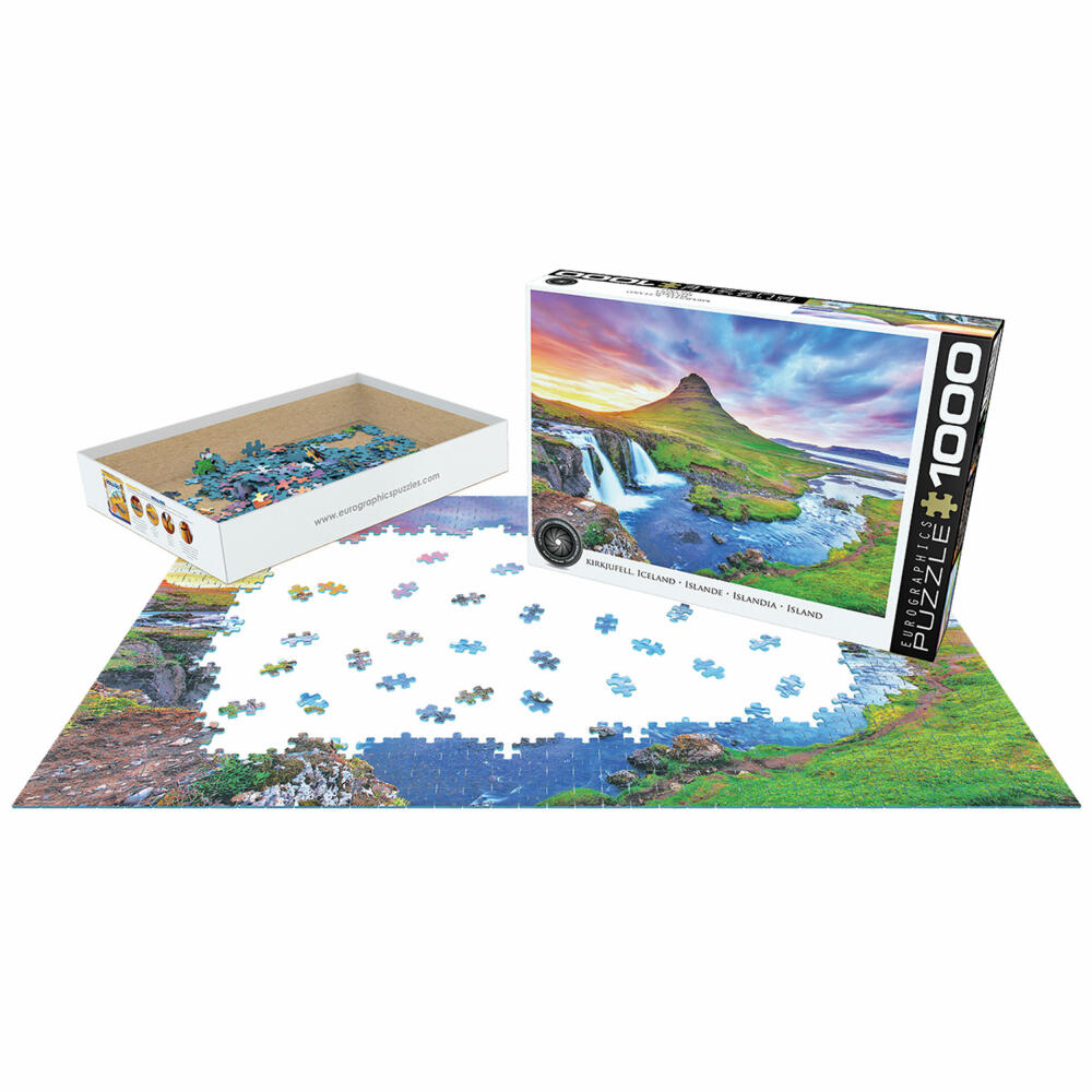 Eurographics Puzzle Kirkjufell, Island, 1000 Teile, 68 x 48 cm, 6000-5642