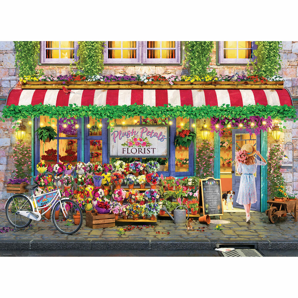 Eurographics Puzzle Plüsch Blüten Blumenladen, 1000 Teile, 68 x 48 cm, 6000-5518