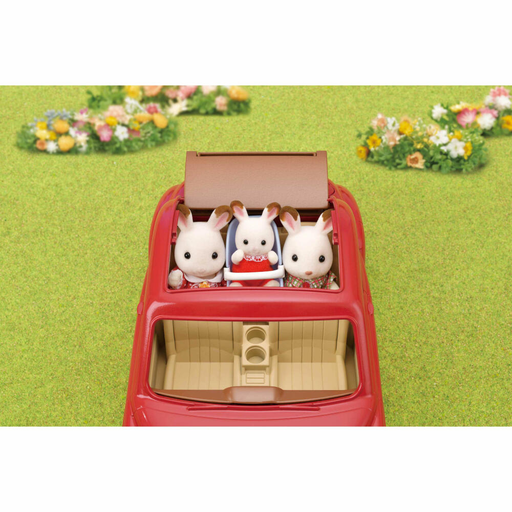 Sylvanian Families Familien-Limousine, Limousine, Auto, Fahrzeug, Automobil, Spielzeug, Rot, 5448