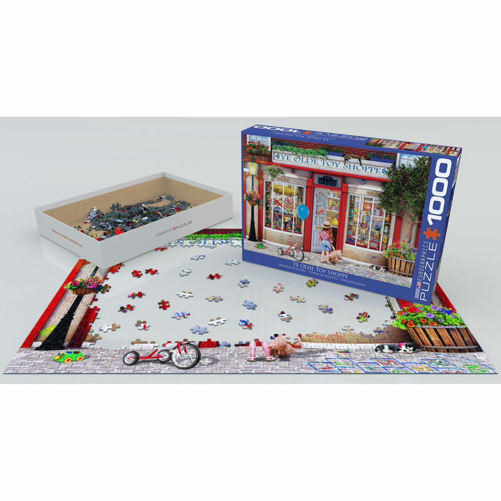 Eurographics Puzzle Der alte Spielzeugladen von Paul Normand, 1000 Teile, 68 x 48 cm, 6000-5406