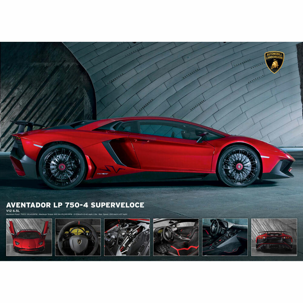 Eurographics Puzzle Lamborghini Aventador LP7504, 1000 Teile, 68 x 48 cm, 6000-0871