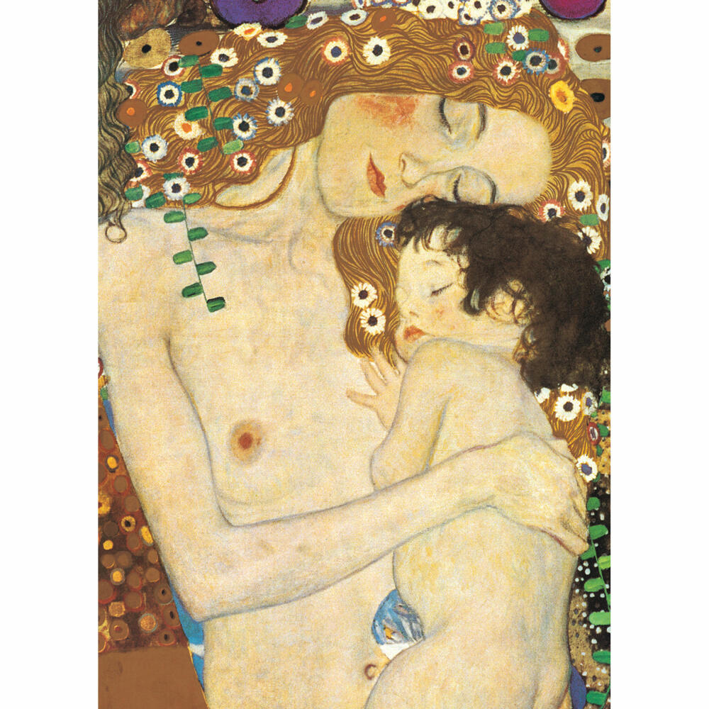 Eurographics Puzzle Mutter und Kind von Klimt - Detail, 1000 Teile, 68 x 48 cm, 6000-2776