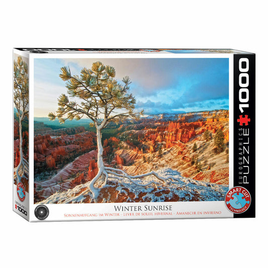 Eurographics Puzzle Grand Canyon Winter Sonnenaufgang, 1000 Teile, 68 x 48 cm, 6000-0692