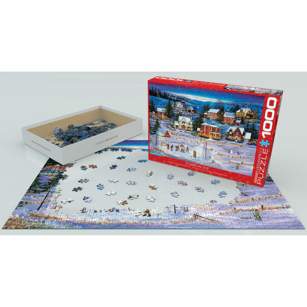 Eurographics Puzzle Promi Eistanz von Bourque, 1000 Teile, 68 x 48 cm, 6000-5440