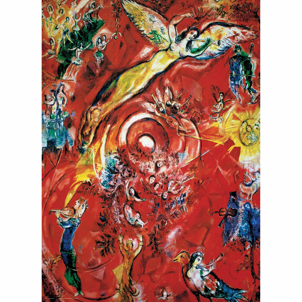 Eurographics Puzzle Der Triumpf der Musik von Marc Chagall, 1000 Teile, 68 x 48 cm, 6000-5418