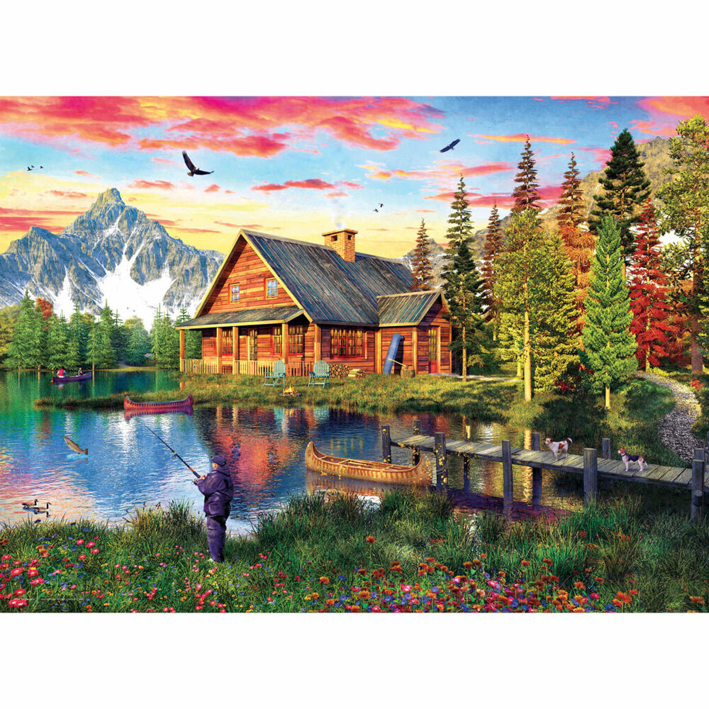 Eurographics Puzzle Die Anglerhütte von Dominic Davison, 1000 Teile, 68 x 48 cm, 6000-5376