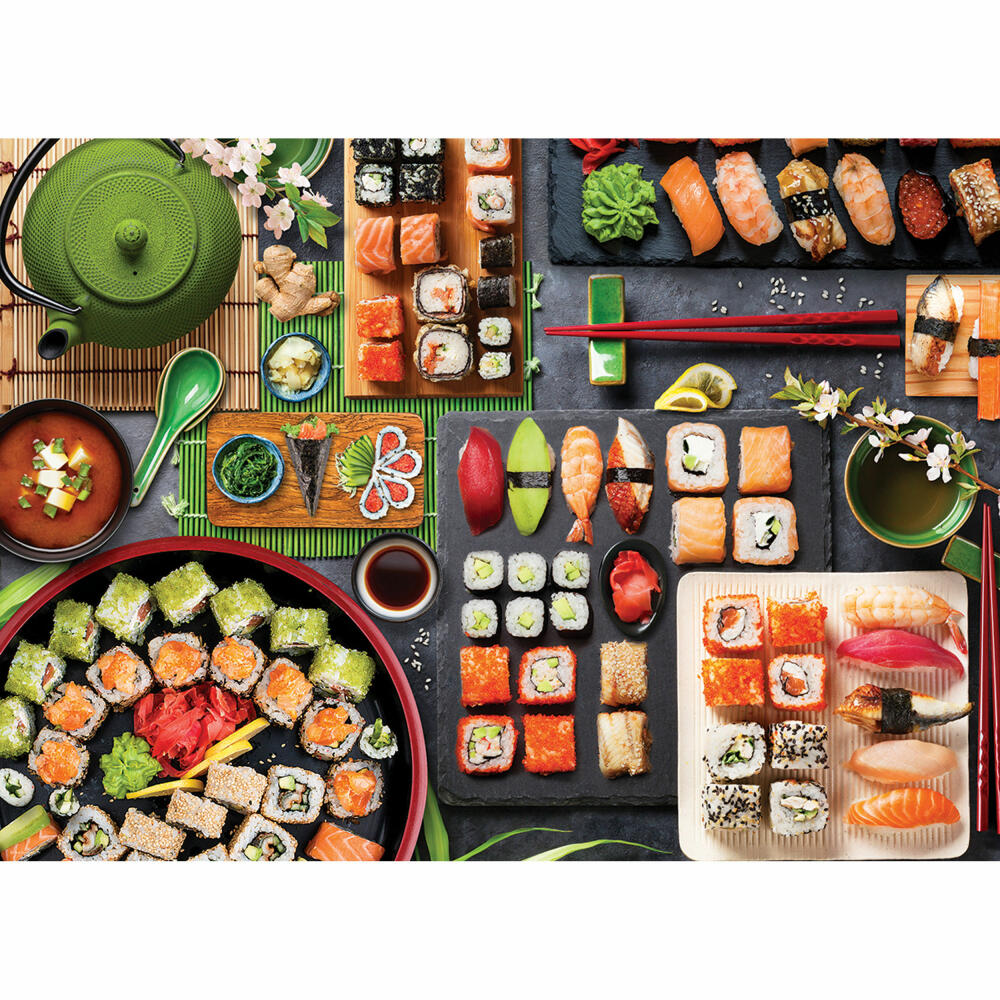 Eurographics Puzzle Sushi Tisch, 1000 Teile, 68 x 48 cm, 6000-5618