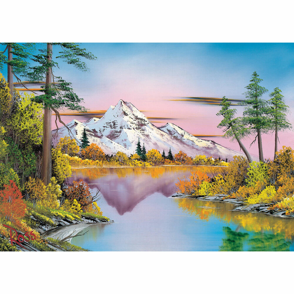 Schmidt Spiele Spiegelungen, Bob Ross, Erwachsenenpuzzle, Puzzle, ab 12 Jahre, 1000 Teile, 57535