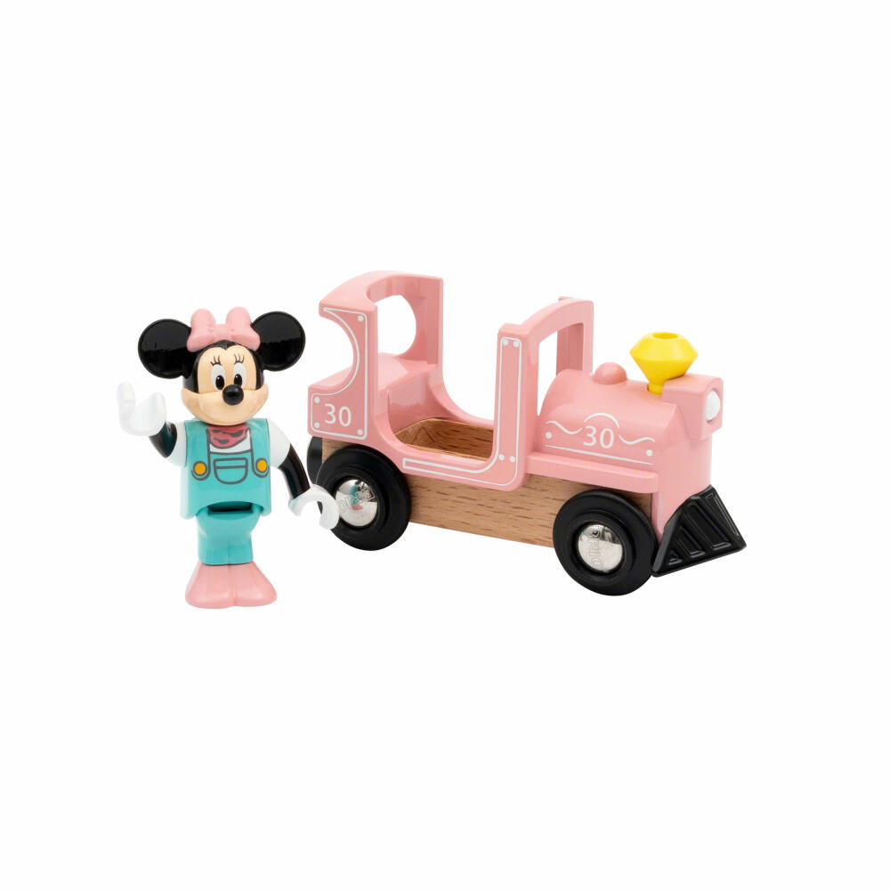 BRIO World Minnie Maus Lokomotive, Holzeisenbahn, Zubehör, Ergänzung, Zug, Holz Eisenbahn, 32288