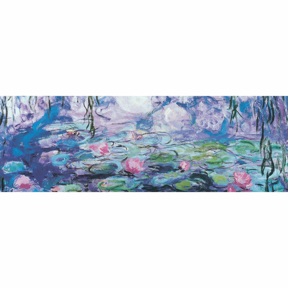 Eurographics Puzzle Seerosen von Claude Monet, 1000 Teile Panorama, 96 x 32 cm, 6010-4366