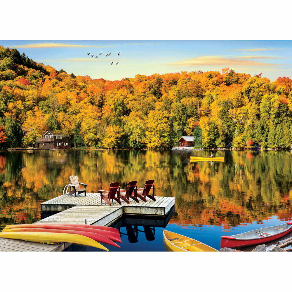 Eurographics Puzzle Ferienhaus am See, Quebec, 1000 Teile, 68 x 48 cm, 6000-5427