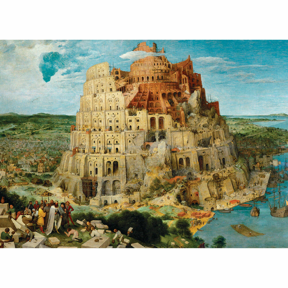 Eurographics Puzzle Der Turm zu Babel von Bruegel, 1000 Teile, 68 x 48 cm, 6000-0837