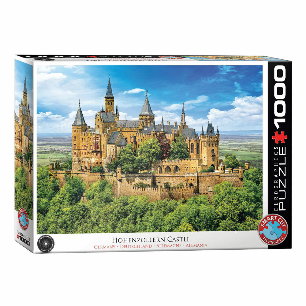 Eurographics Puzzle Burg Hohenzollern, Schloss, 1000 Teile, 68 x 48 cm, 6000-5762