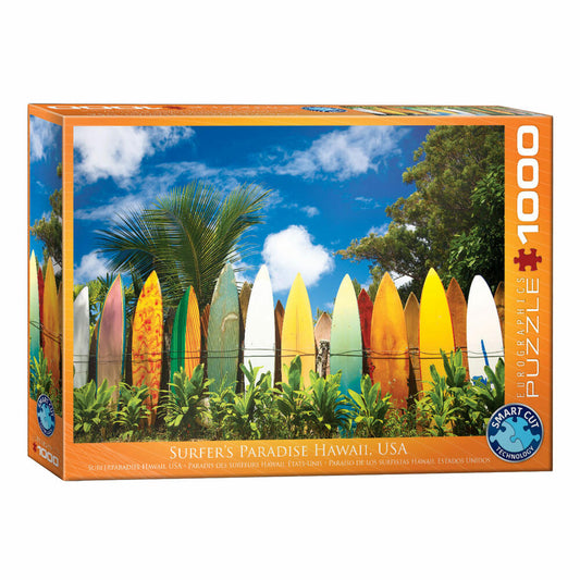 Eurographics Puzzle Hawaii Surferparadies, 1000 Teile, 68 x 48 cm, 6000-0550