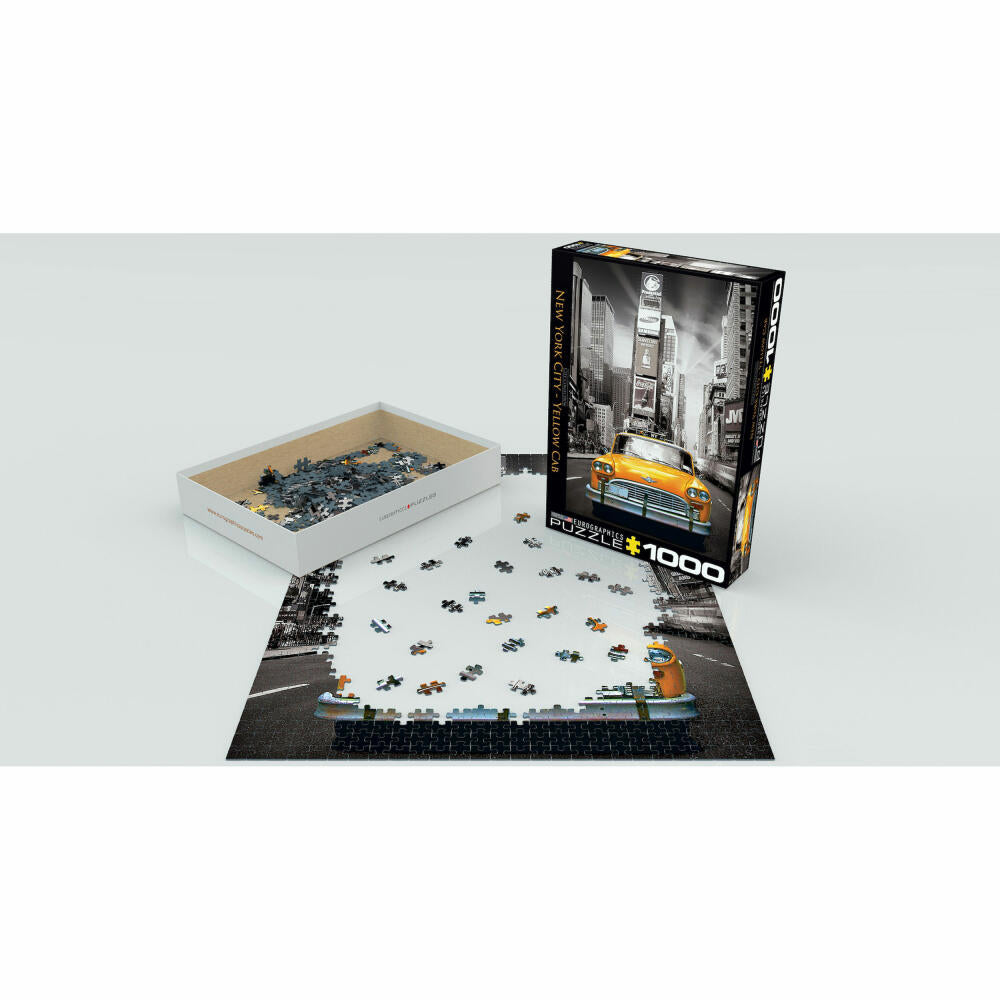 Eurographics Puzzle New York City Yellow Cab, 1000 Teile, 68 x 48 cm, 6000-0657