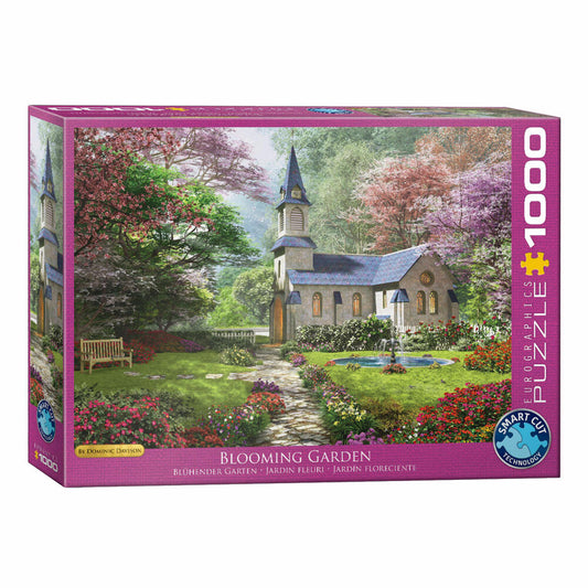 Eurographics Puzzle Blühender Garten von Dominic Davison, 1000 Teile, 68 x 48 cm, 6000-0964