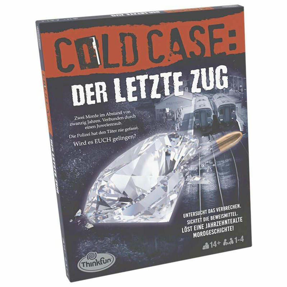 Ravensburger Cold Case: Der letzte Zug, Logikspiel, Denkspiel, Rätselspiel, Kombinationsspiel, 76534