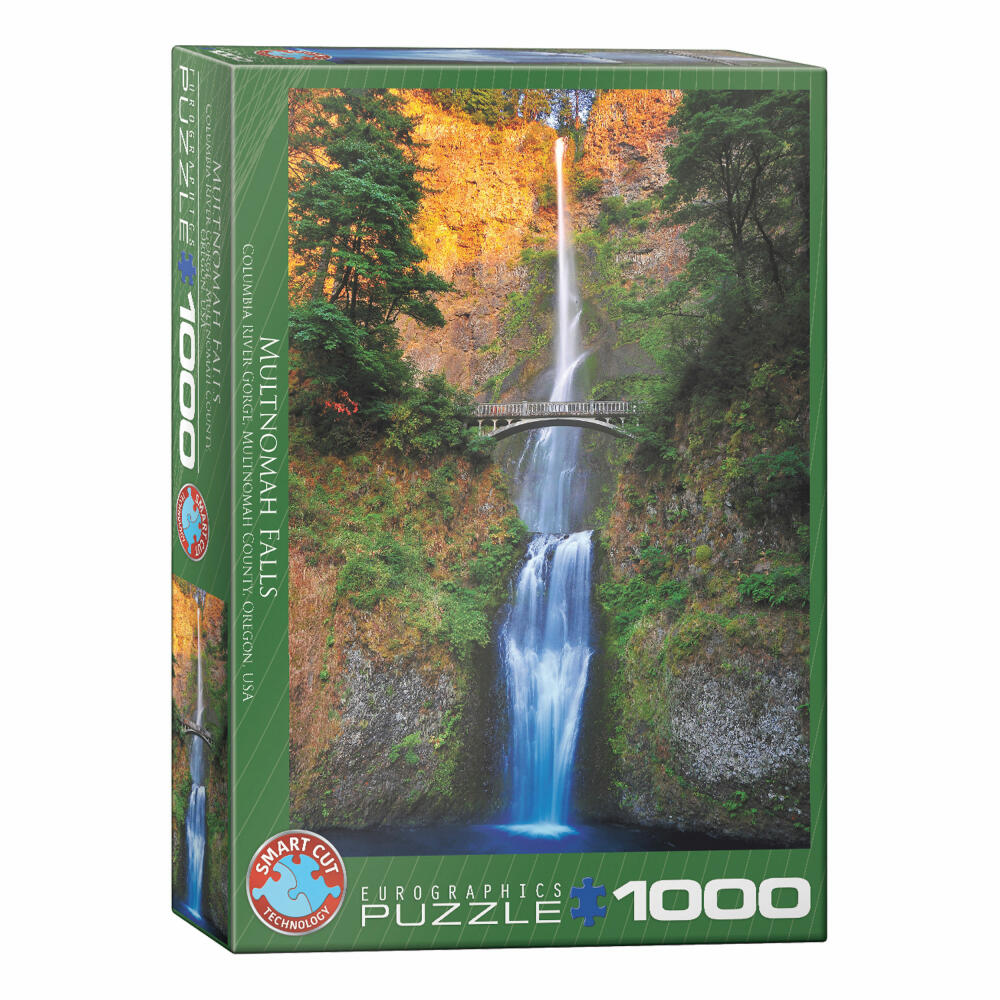 Eurographics Puzzle Multnomah Wasserfälle in Oregon, 1000 Teile, 68 x 48 cm, 6000-0546