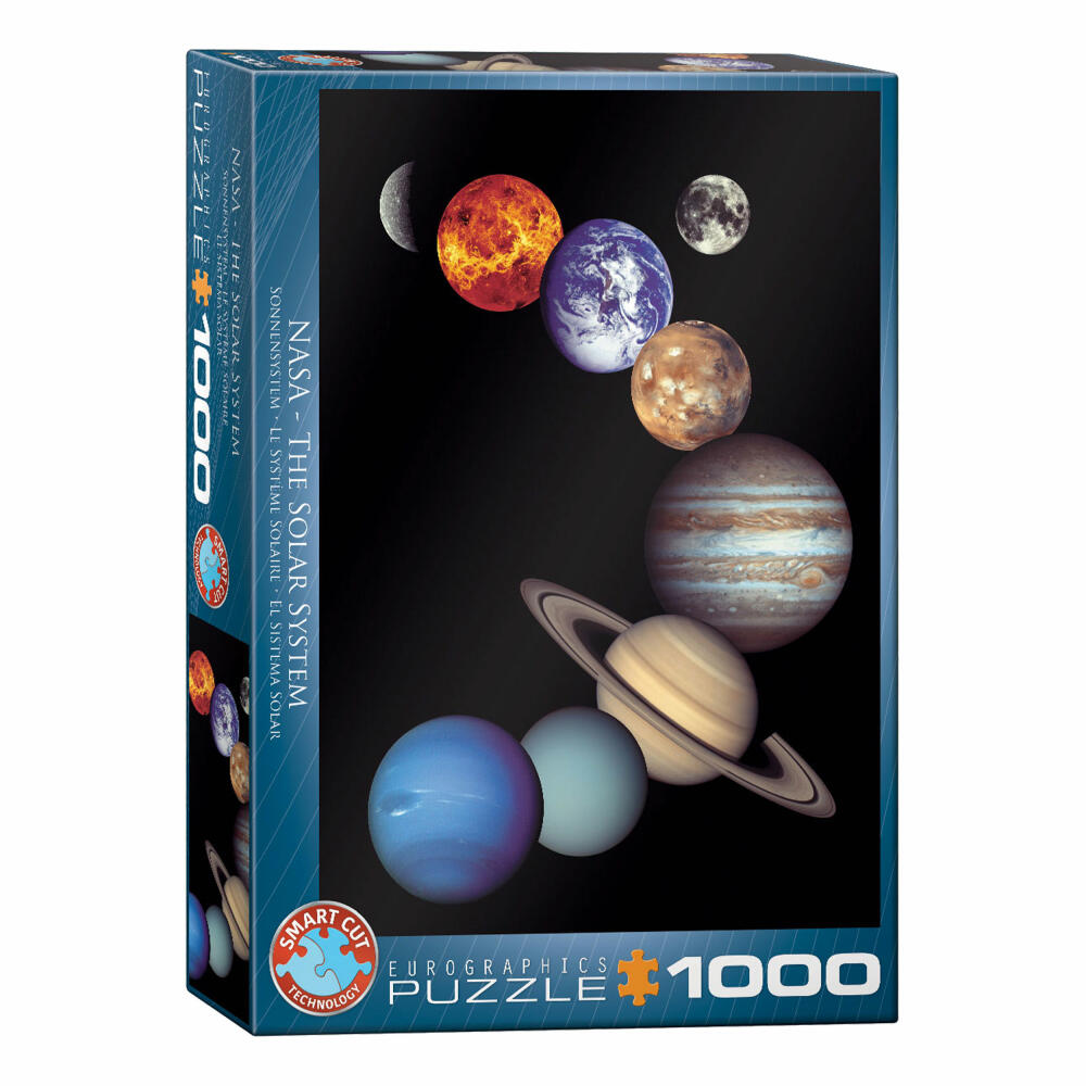 Eurographics Puzzle NASA - Das Sonnensystem, 1000 Teile, 68 x 48 cm, 6000-0100