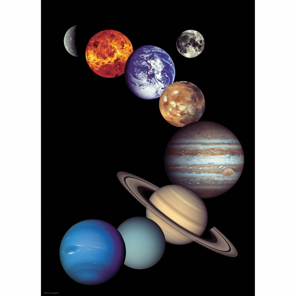 Eurographics Puzzle NASA - Das Sonnensystem, 1000 Teile, 68 x 48 cm, 6000-0100