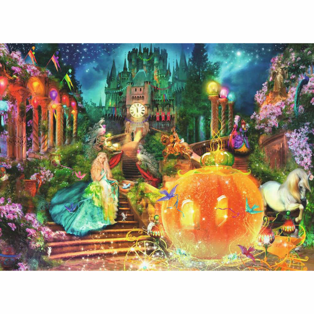 Ravensburger Kinderpuzzle Tanz um Mitternacht, Color Star Line, Kinder Puzzle, Puzzles, 100 Teile XXL, ab 6 Jahren, 13357