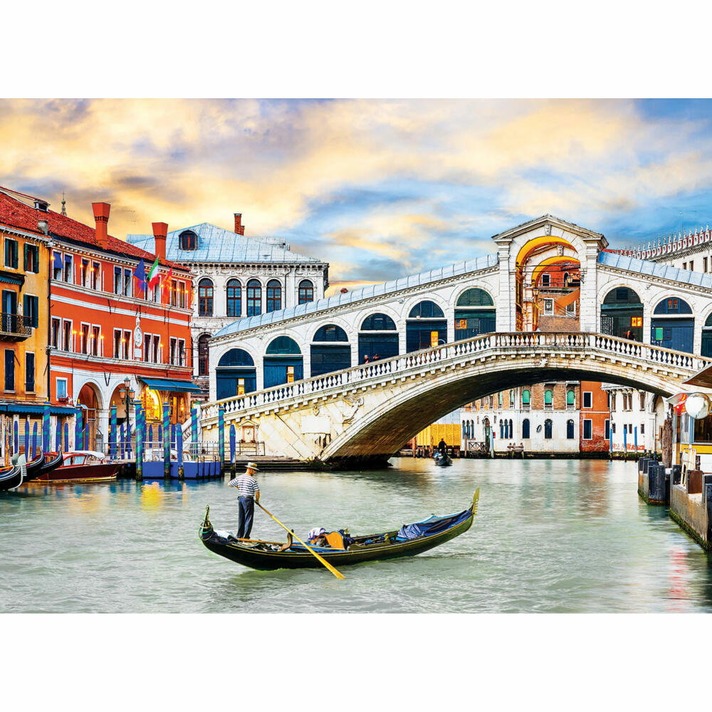 Eurographics Puzzle Venedig Rialto Bridge, 1000 Teile, 68 x 48 cm, 6000-0766