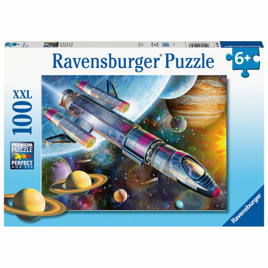 Ravensburger Mission im Weltall, Puzzle, Kinderpuzzle, Kinder Puzzles, 100 Teile XXL, 12939