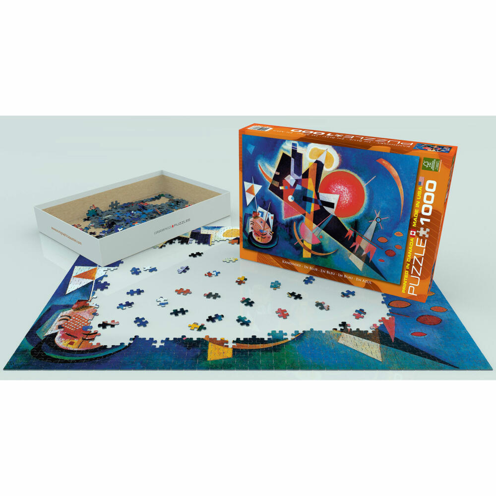 Eurographics Puzzle Im Blau von Wassily Kandinsky, 1000 Teile, 68 x 48 cm, 6000-1897