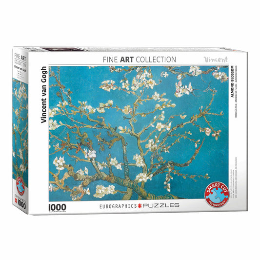 Eurographics Puzzle Blühende Mandelbaumzweige - Vincent van Gogh, 1000 Teile, 68 x 48 cm, 6000-0153