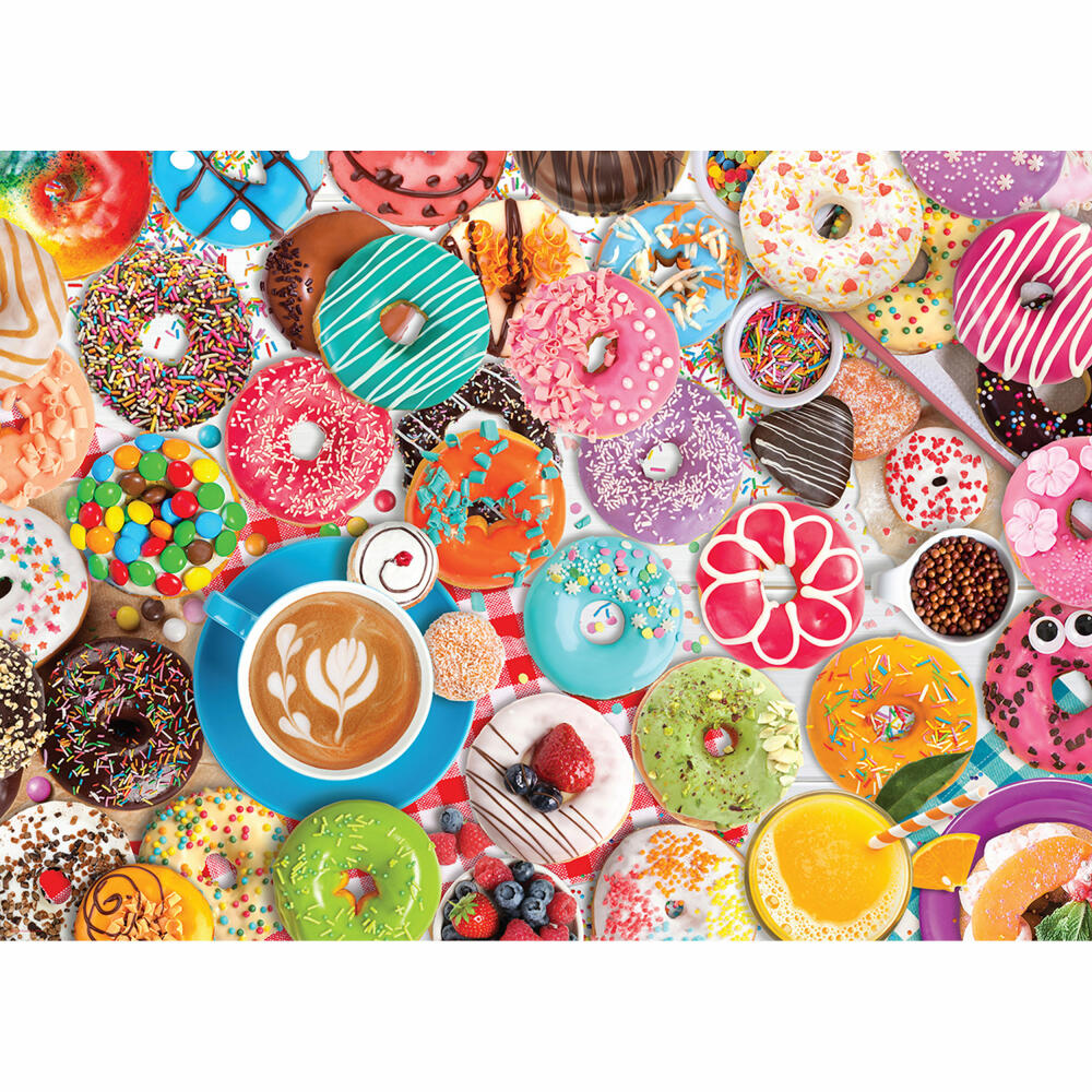 Eurographics Puzzle Donut Party in Puzzledose, 1000 Teile, 49 x 68 cm, 8051-5602