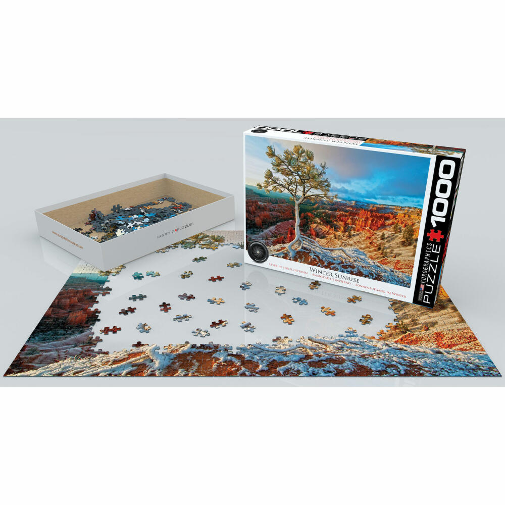 Eurographics Puzzle Grand Canyon Winter Sonnenaufgang, 1000 Teile, 68 x 48 cm, 6000-0692