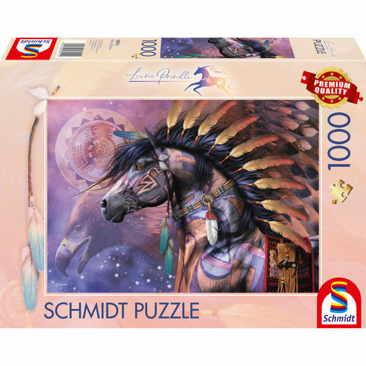 Schmidt Spiele Puzzle Schamane, Laurie Prindle, Erwachsenenpuzzle, 1000 Teile, 58511