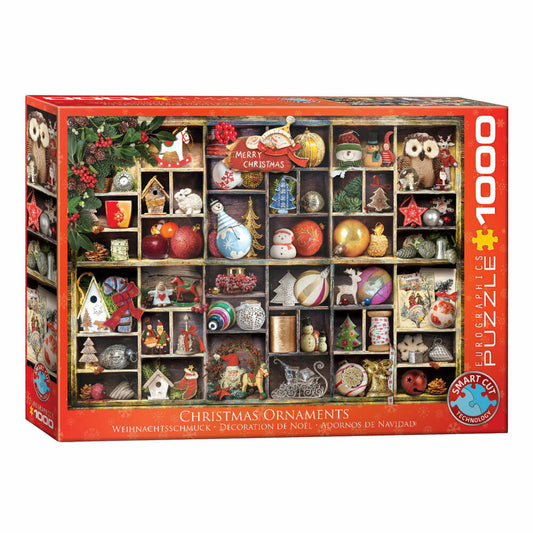 Eurographics Puzzle Christbaumschmuck, Weihnachten, 1000 Teile, 68 x 48 cm, 6000-0759