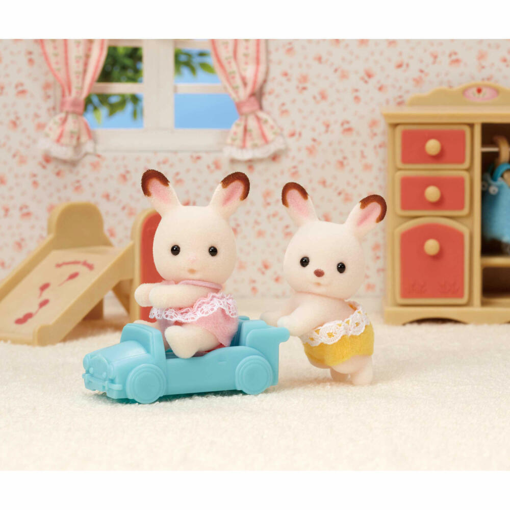 Sylvanian Families Schokoladenhasen Zwillinge, Geschwister, Kind, Hasen, Figuren, Spielfiguren, L5420