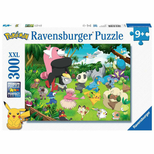 Ravensburger Wilde Pokémon, Puzzle, Kinderpuzzle, Legespiel, Kinder, 300 Teile XXL, 13245