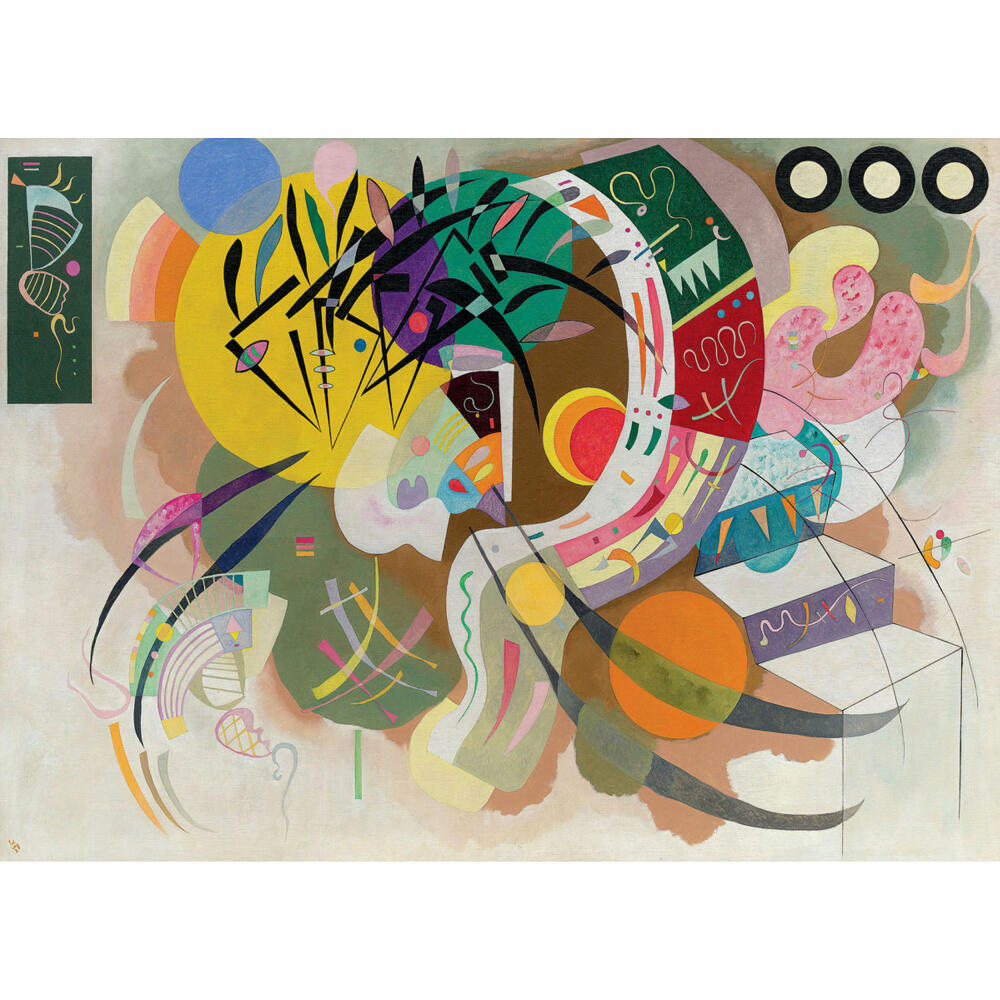 Eurographics Puzzle Dominante Kurve von Wassily Kandinsky, 1000 Teile, 68 x 48 cm, 6000-0839