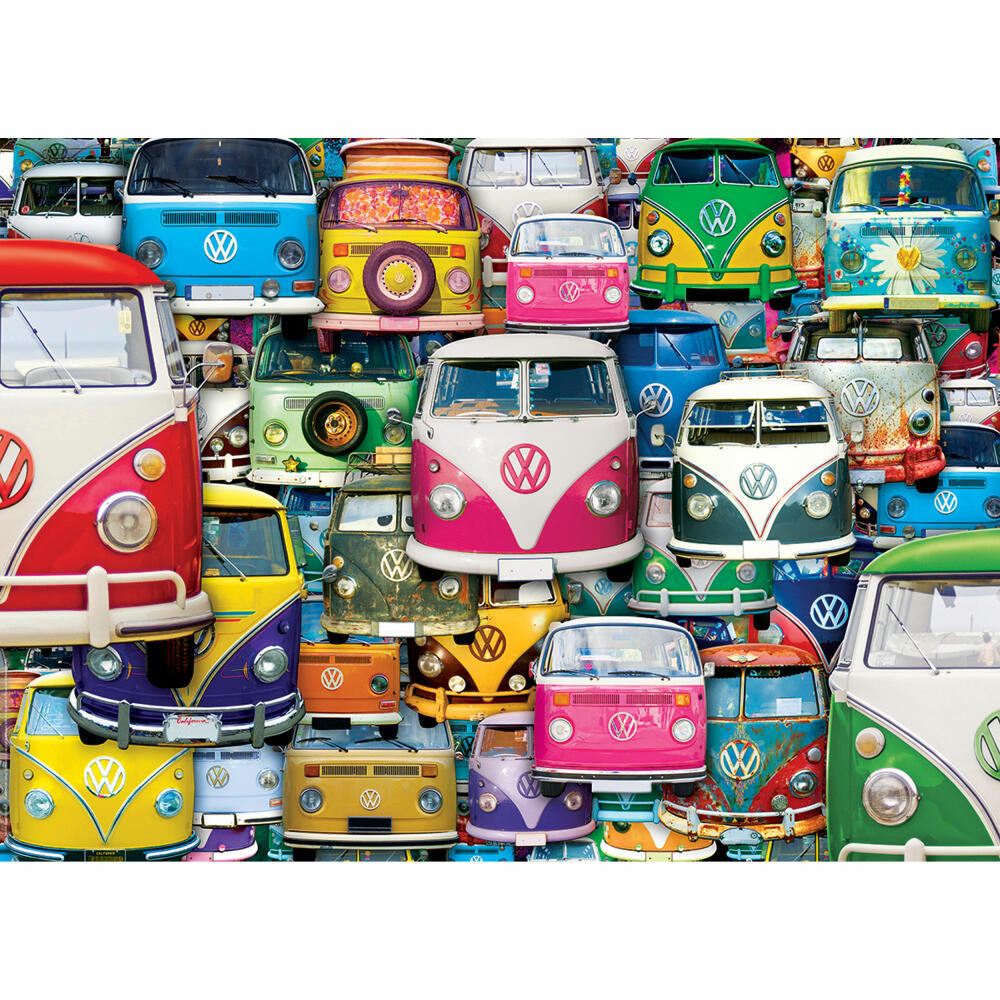 Eurographics Puzzle VW Bus - Funky Jam, Bulli, 1000 Teile, 68 x 48 cm, 6000-5423