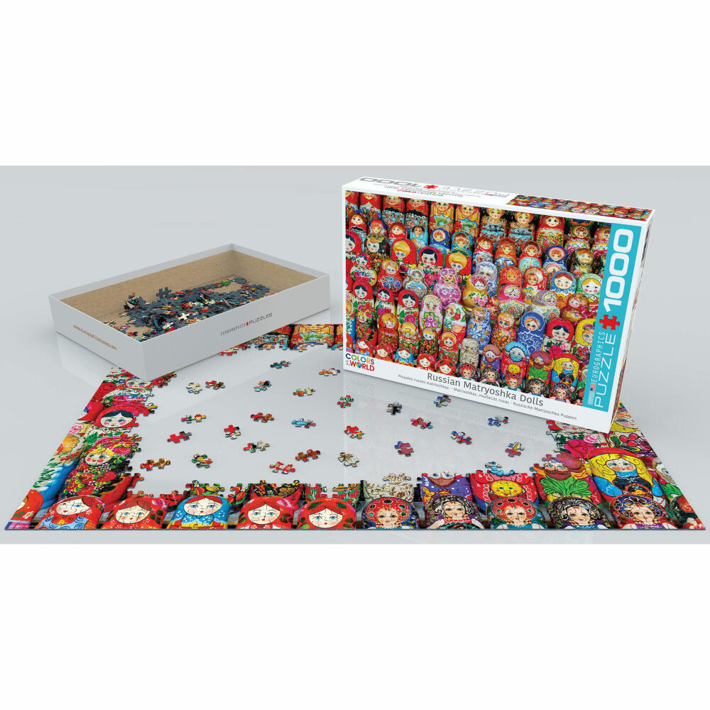 Eurographics Puzzle Russische Matrjoschka Puppen, 1000 Teile, 68 x 48 cm, 6000-5420