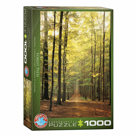 Eurographics Puzzle Waldweg, Landschaft, 1000 Teile, 68 x 48 cm, 6000-3846