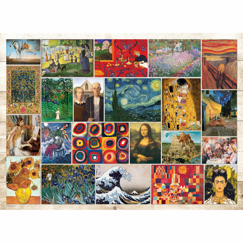 Eurographics Puzzle Gemälde Collage, Kunst, 1000 Teile, 68 x 48 cm, 6000-5766