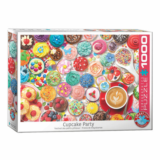 Eurographics Puzzle Cupcake Party, Törtchen, 1000 Teile, 68 x 48 cm, 6000-5604