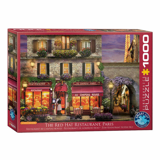 Eurographics Puzzle Zum Chapeau Rouge Restaurant in Paris, 1000 Teile, 68 x 48 cm, 6000-0963