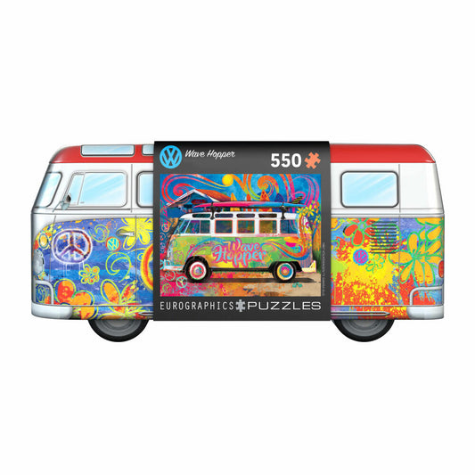 Eurographics Puzzle VW Bus - in Puzzledose, 550 Teile, 33 x 48.3 cm, 8551-5561