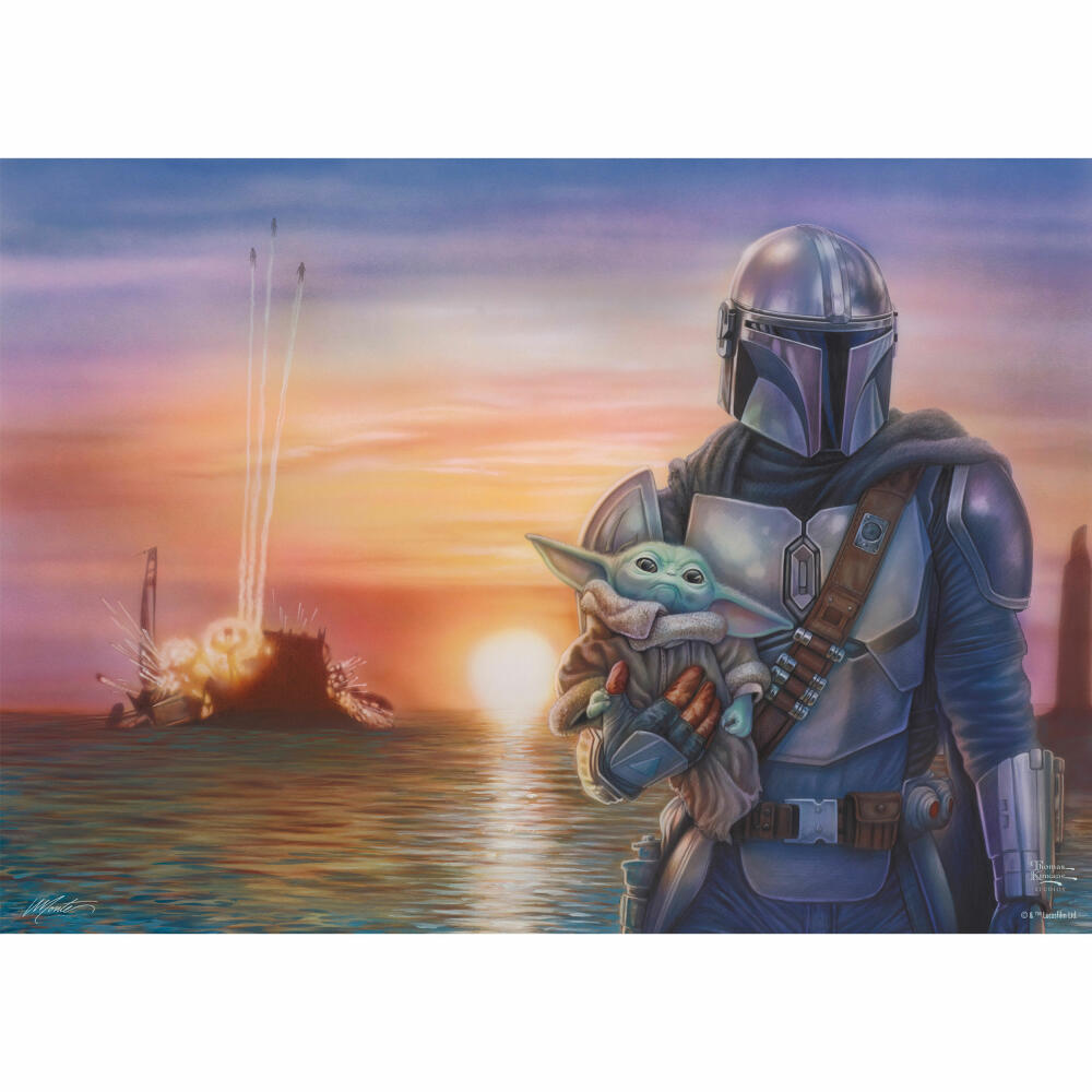 Schmidt Spiele Lucas Film, The Mandalorian, A New Direction, Thomas Kinkade, Erwachsenenpuzzle, Puzzle, ab 12 Jahre, 1000 Teile, 57377