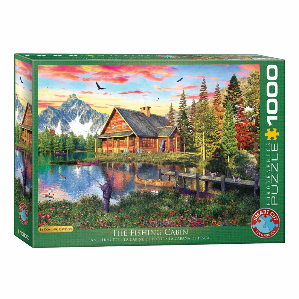 Eurographics Puzzle Die Anglerhütte von Dominic Davison, 1000 Teile, 68 x 48 cm, 6000-5376